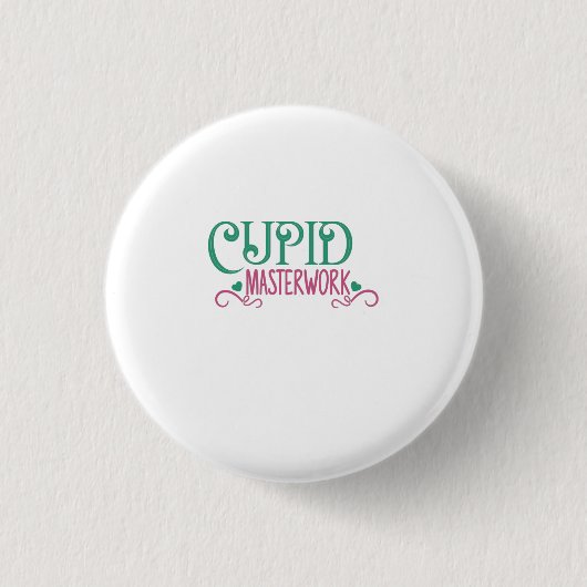 Cupid Cupid Cupid-werkstuk Ronde Button 3,2 Cm (Voorkant)