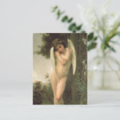 Cupid (Cupidon) Angel Portrait van Bouguereau Briefkaart (Staand voorkant)