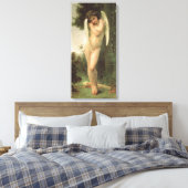 Cupid (Cupidon) Angel Portrait van Bouguereau Canvas Afdruk (Insitu (Slaapkamer))