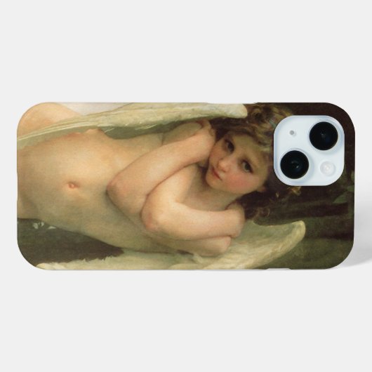 Cupid (Cupidon) Angel Portrait van Bouguereau Case-Mate iPhone Case (Achterkant (horizontaal))