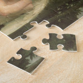 Cupid (Cupidon) Angel Portrait van Bouguereau Legpuzzel (Zijkant)