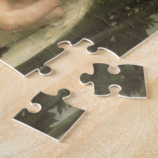 Cupid (Cupidon) Angel Portrait van Bouguereau Legpuzzel (Zijkant)