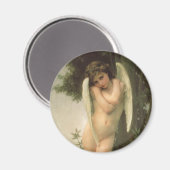 Cupid (Cupidon) Angel Portrait van Bouguereau Magneet (Voorkant / Achterkant)