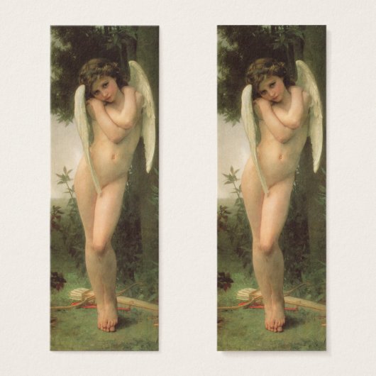 Cupid (Cupidon) Angel Portrait van Bouguereau Mini Visitekaartjes (Voorkant /achterkant)