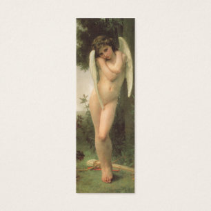 Cupid (Cupidon) Angel Portrait van Bouguereau Mini Visitekaartjes