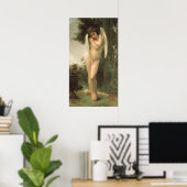 Cupid (Cupidon) Angel Portrait van Bouguereau Poster (Thuiskantoor)