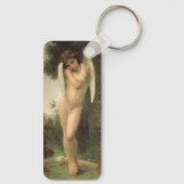 Cupid (Cupidon) Angel Portrait van Bouguereau Sleutelhanger (Achterkant)