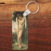 Cupid (Cupidon) Angel Portrait van Bouguereau Sleutelhanger (Achterkant)