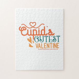 Cupid Cutest-Valentijn met een paar cadeautjes Legpuzzel