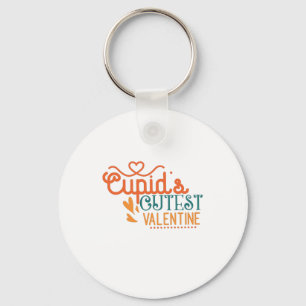 Cupid Cutest-Valentijn met een paar cadeautjes Sleutelhanger