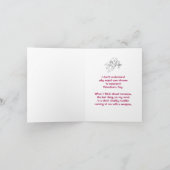 Cupid die de Kaart van de Valentijnsdag vertegenwo (Binnen)