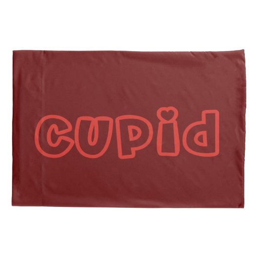 Cupid en ik zijn met Cupid Kussensloop (Achterkant-Links)