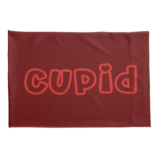 Cupid en ik zijn met Cupid Kussensloop (Achterkant-Rechts)