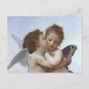 Cupid en Psyche als baby Briefkaart