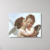 Cupid en Psyche als kind Canvas Afdruk (Voorkant)