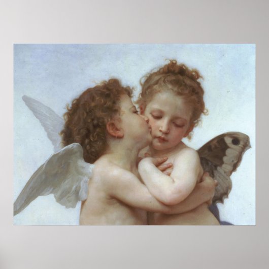 Cupid en Psyche als kind Poster (Voorkant)