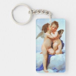 Cupid en Psyche als kind Sleutelhanger