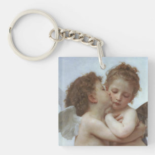 Cupid en Psyche als kind Sleutelhanger