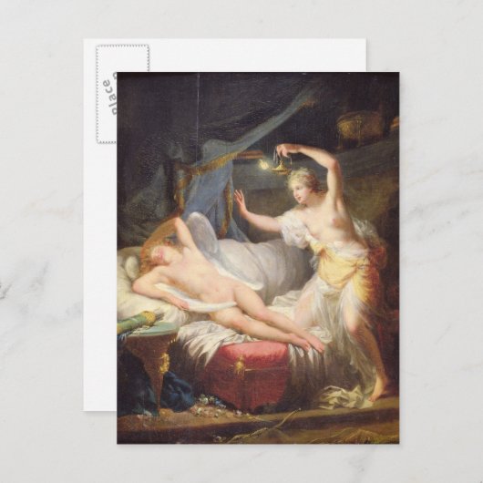 Cupid en Psyche Briefkaart (Voorkant / Achterkant)