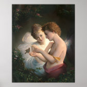 Cupid en Psyche, Louis Prang Poster (Voorkant)