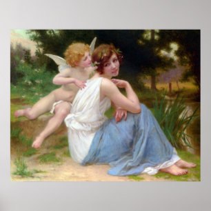 Cupid en Psyche Poster