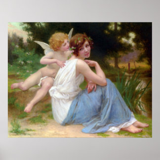 Cupid en Psyche Poster