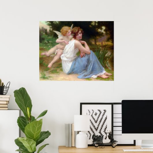 Cupid en Psyche Poster (Thuiskantoor)