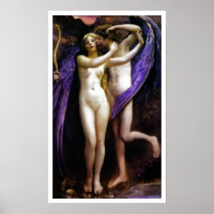 Cupid en Psyche Poster