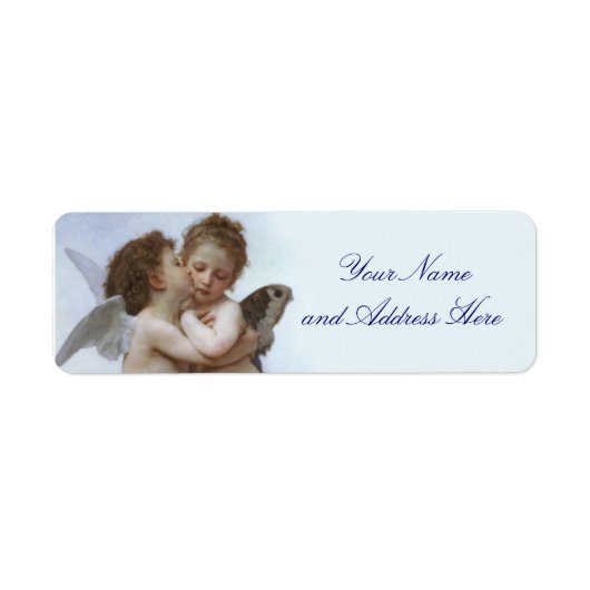 Cupid en Psyche Return Address Label (Voorkant)