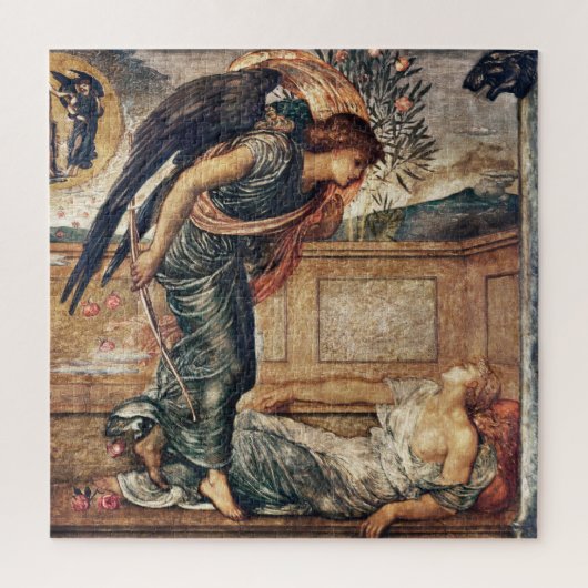 Cupid en Psyche Voor Raphaelite beroemd schilderen Legpuzzel (Verticaal)