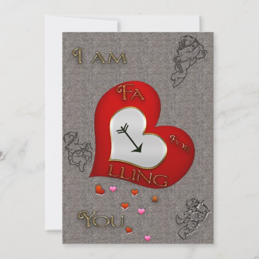 Cupid Falling Announge Aankondiging (Voorkant)