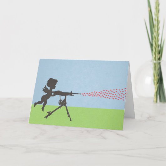 Cupid Feestdagen Kaart (Voorkant)