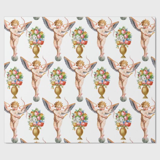 Cupid Floral wrapping papier (Vlak)