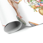 Cupid Floral wrapping papier (Rol Hoek)