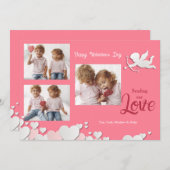 Cupid Foto Valentijnskaart Feestdagenkaart (Voorkant / Achterkant)