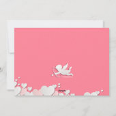 Cupid Foto Valentijnskaart Feestdagenkaart (Achterkant)