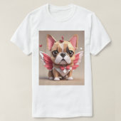 Cupid Frenchie T-shirt (Design voorkant)