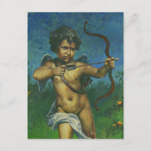 Cupid fresco-ontwerp briefkaart