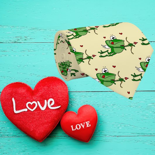 Cupid Frog Necktie voor Mannen Stropdas