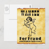 Cupid Gezocht Poster Briefkaart (Voorkant / Achterkant)