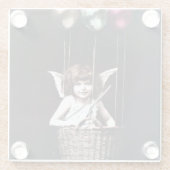  Cupid Glazen Onderzetter (Achterkant)