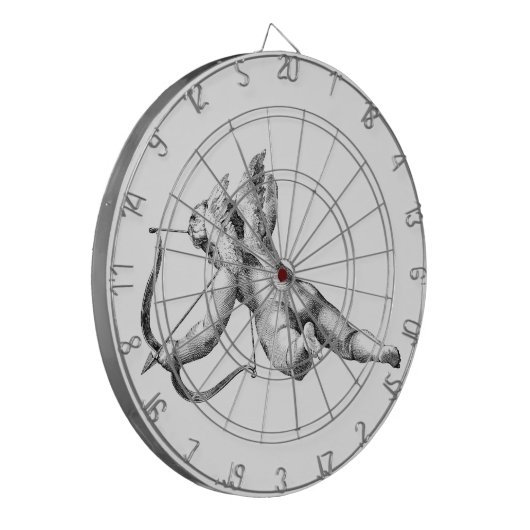 Cupid God van Liefde Dartbord (Voorkant Links)