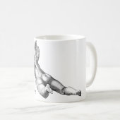 Cupid God van Liefde Koffiemok (Voorkant rechts)