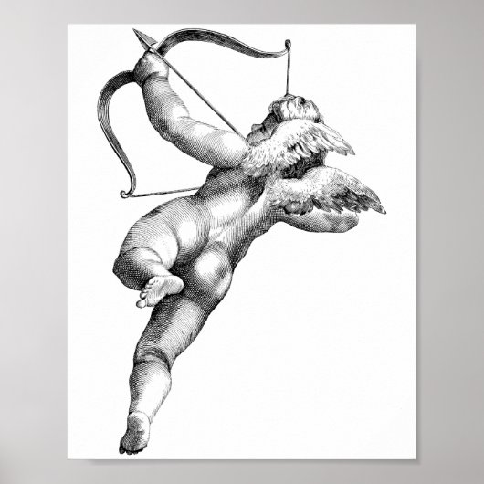 Cupid God van Liefde Poster (Voorkant)