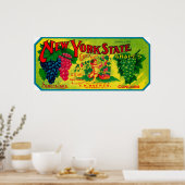 Cupid Grape LabelStarkey, NY Poster (Keuken)