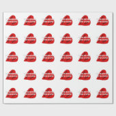 Cupid-harsen met staartje cadeaupapier (Vlak)