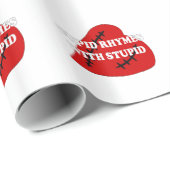 Cupid-harsen met staartje cadeaupapier (Rol Hoek)