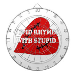 Cupid-harsen met staartje dartbord