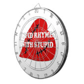 Cupid-harsen met staartje dartbord (Voorkant Rechts)