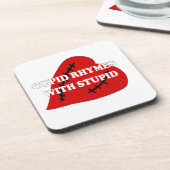 Cupid-harsen met staartje onderzetter (Linkerzijde)